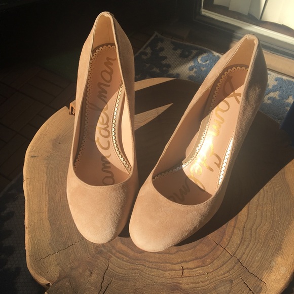 sam edelman beige heels